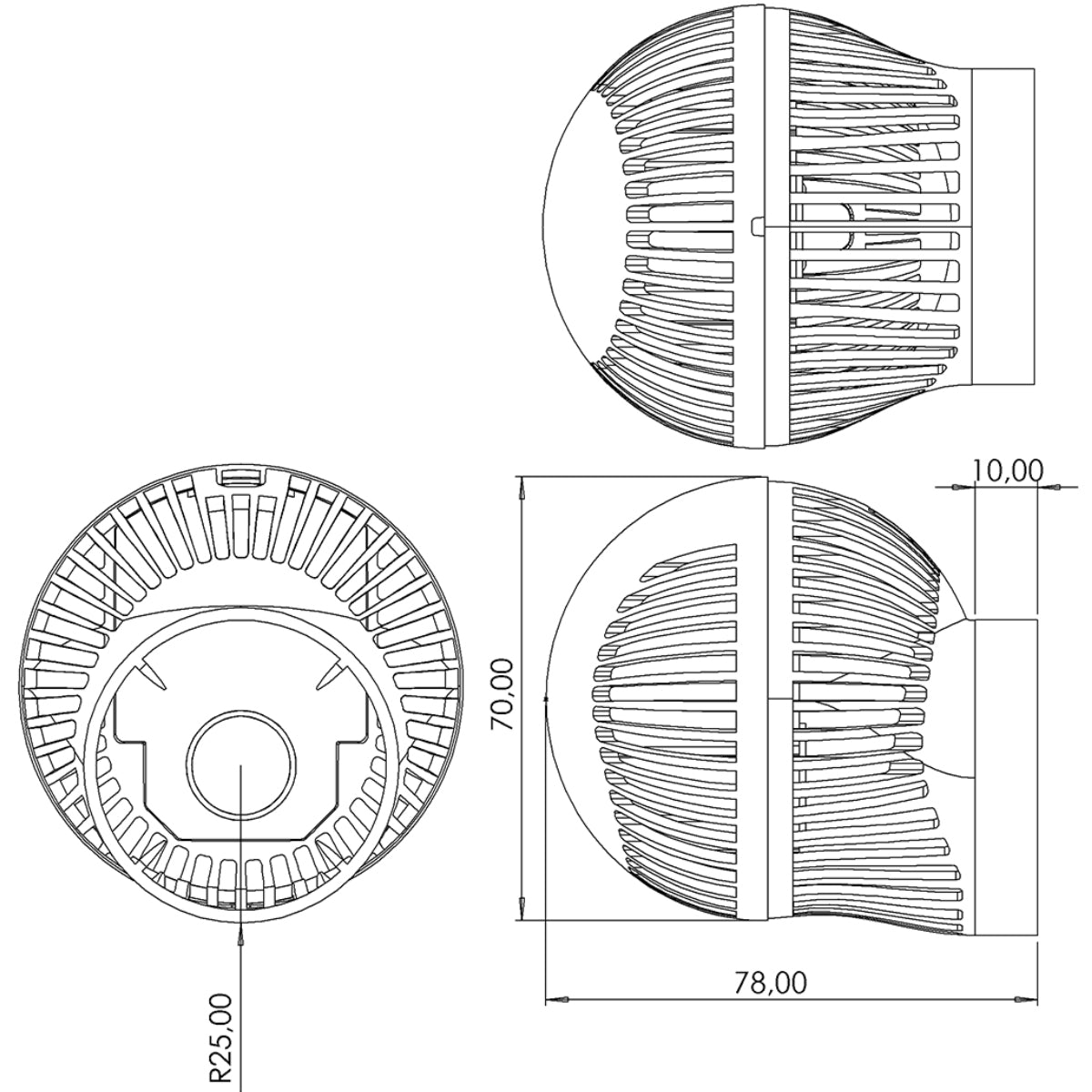 Turbelle® nanostream® 6095.005 ECO HUB EDITION