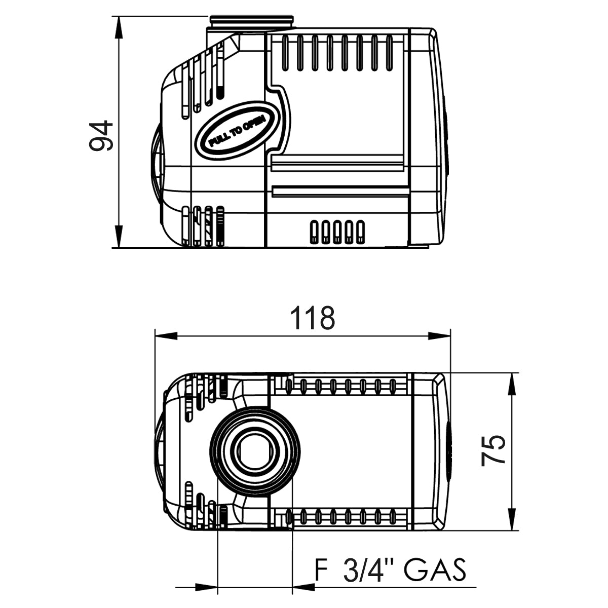 Recirculation Pump Silence 1073.020
